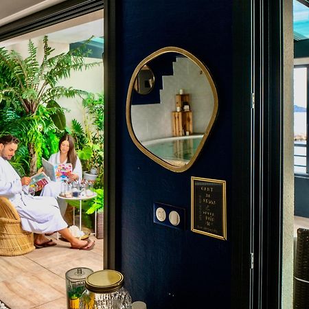 Blue Summer Vibes Mini Studio For Two, Ac, Parking, Beach At 50M, Spa Access -2 ลาซิโอตาต์ ภายนอก รูปภาพ